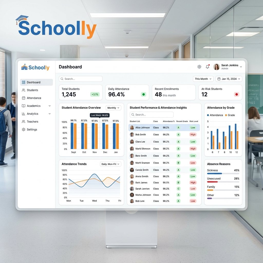 Schoolly ERP Dashboard